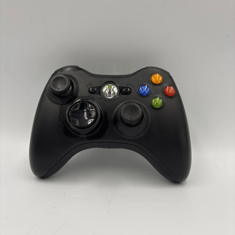 Original Microsoft Xbox 360 Wireless Black Controller